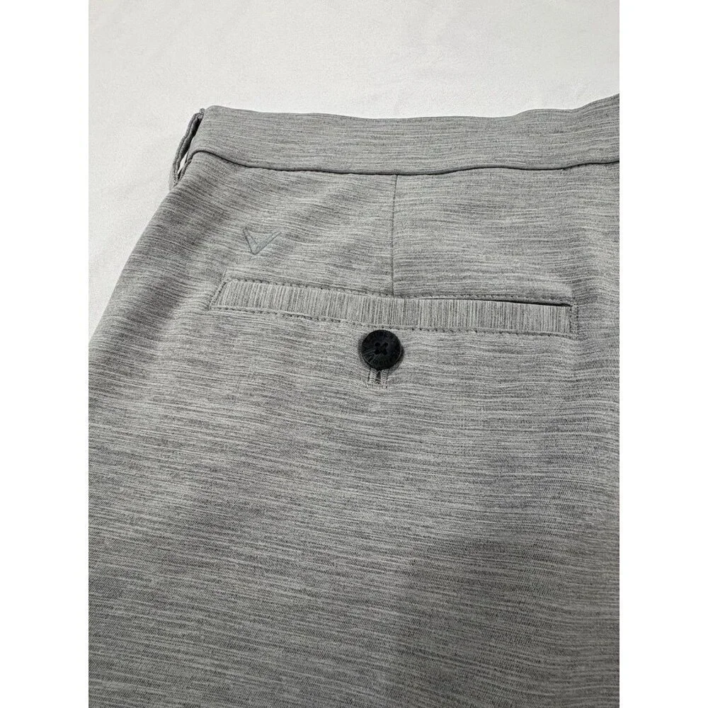Callaway Men's Opti-Dri Stretch Golf Shorts in a heather gray size 36